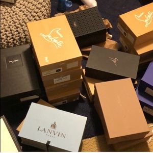 Christian louboutin box with duster bag